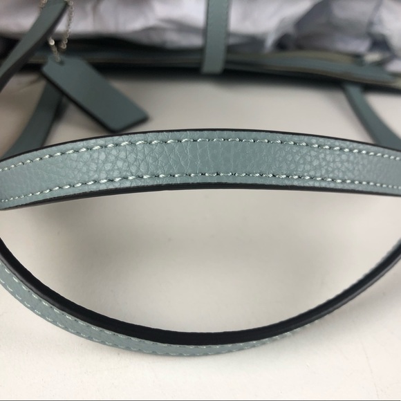 Coach Polished Pebbled Leather Market Tote Bag NWT - Picture 8 of 9